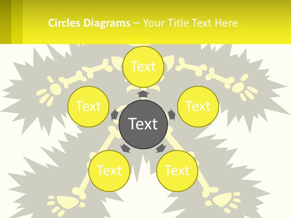 Illustration Destruction Lightning PowerPoint Template