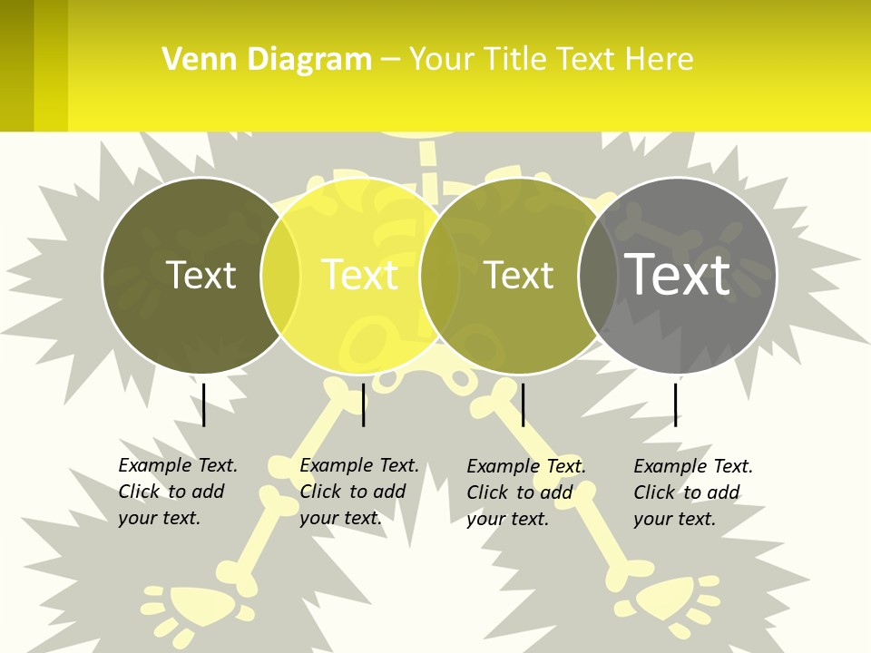 Illustration Destruction Lightning PowerPoint Template
