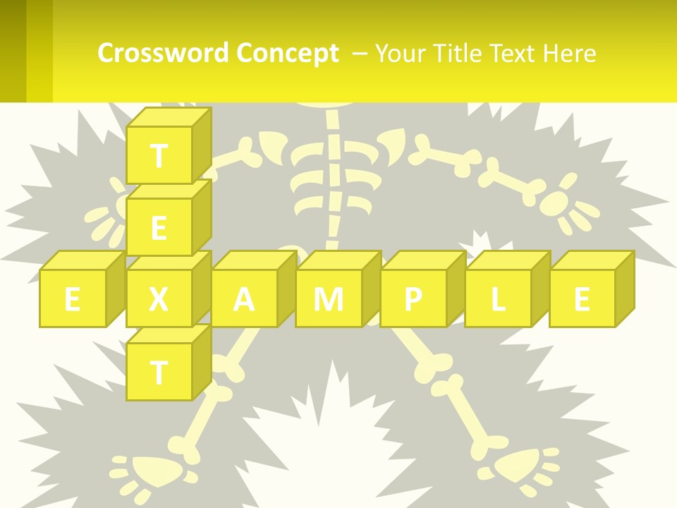 Illustration Destruction Lightning PowerPoint Template
