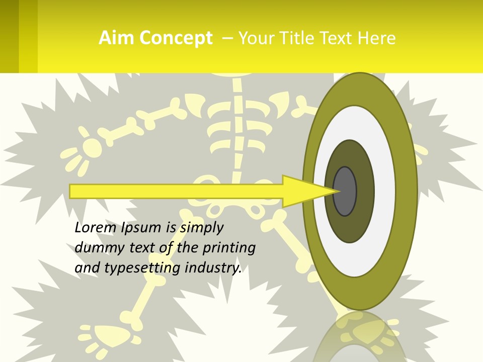 Illustration Destruction Lightning PowerPoint Template