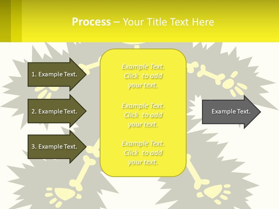 Illustration Destruction Lightning PowerPoint Template