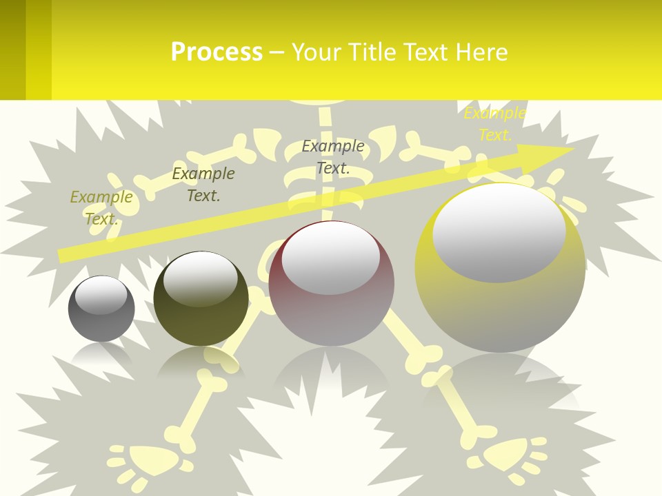 Illustration Destruction Lightning PowerPoint Template