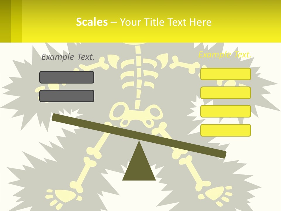 Illustration Destruction Lightning PowerPoint Template