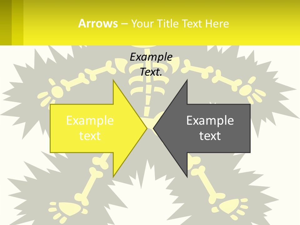 Illustration Destruction Lightning PowerPoint Template