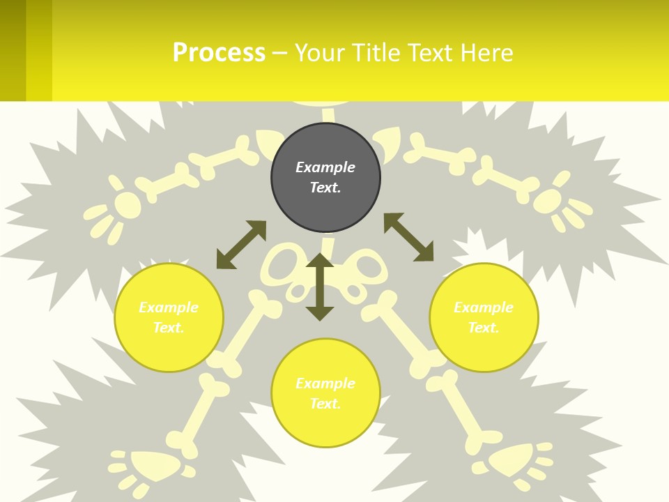 Illustration Destruction Lightning PowerPoint Template