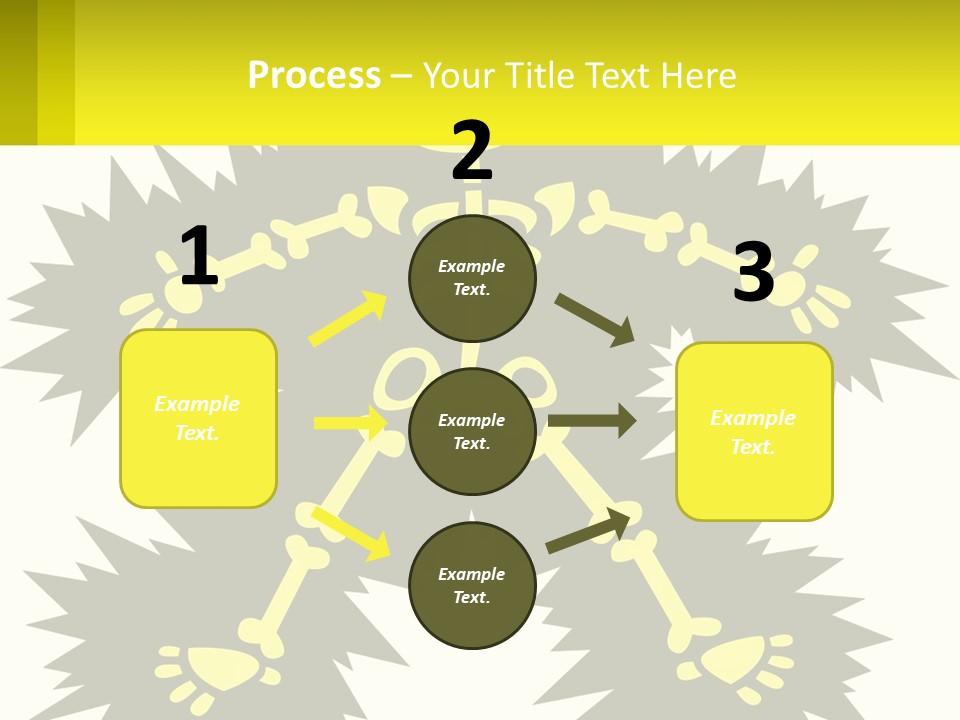 Illustration Destruction Lightning PowerPoint Template