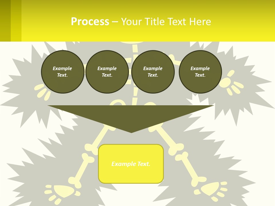 Illustration Destruction Lightning PowerPoint Template