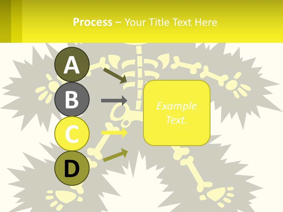 Illustration Destruction Lightning PowerPoint Template