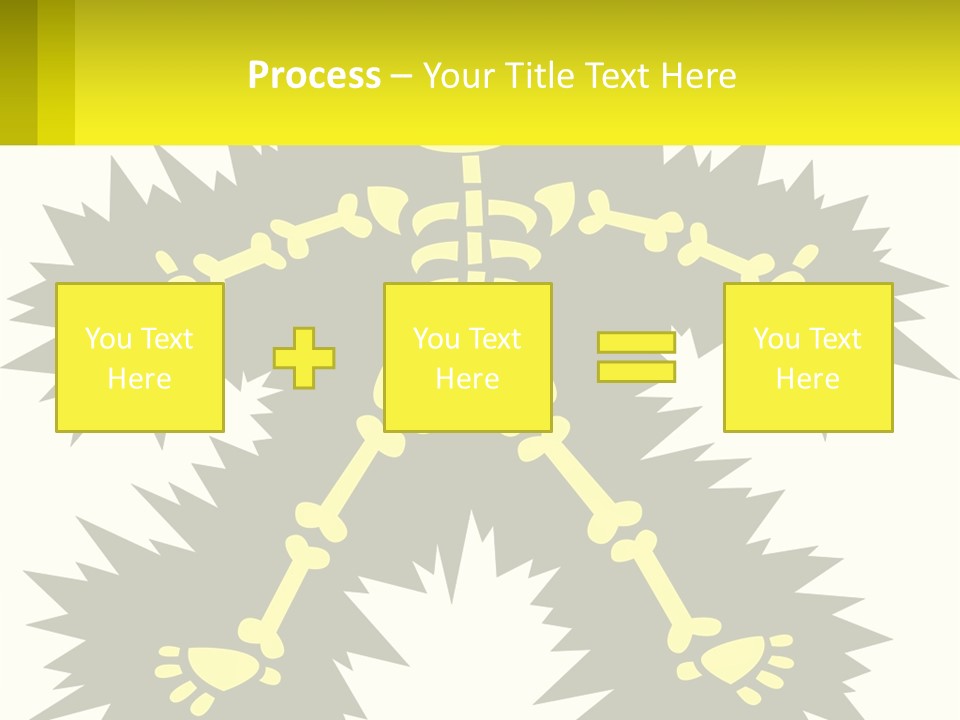 Illustration Destruction Lightning PowerPoint Template