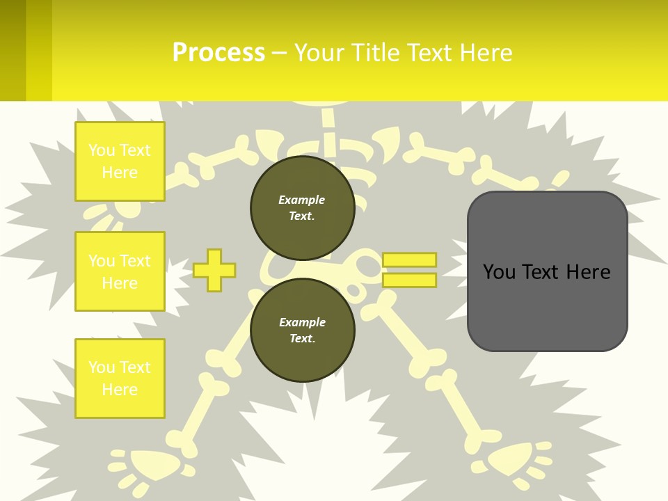 Illustration Destruction Lightning PowerPoint Template