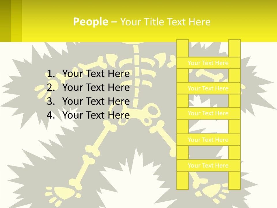 Illustration Destruction Lightning PowerPoint Template