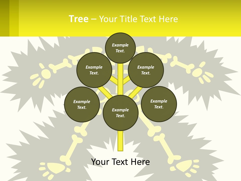 Illustration Destruction Lightning PowerPoint Template