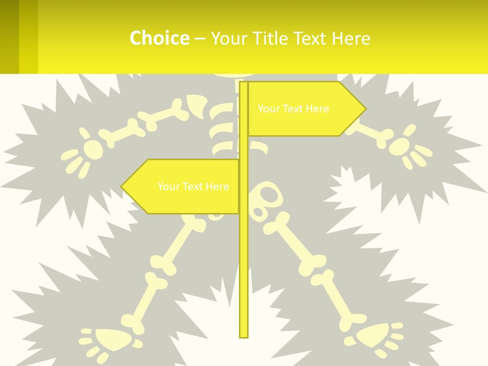 Illustration Destruction Lightning PowerPoint Template
