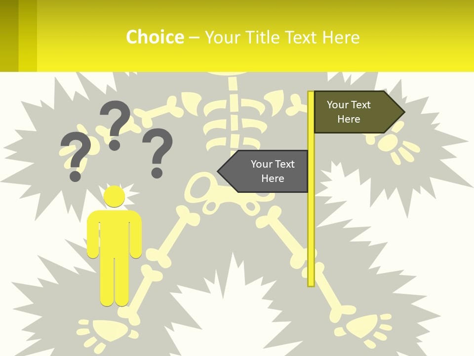Illustration Destruction Lightning PowerPoint Template