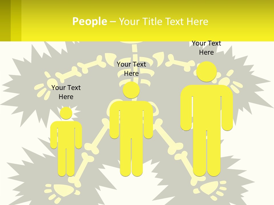 Illustration Destruction Lightning PowerPoint Template