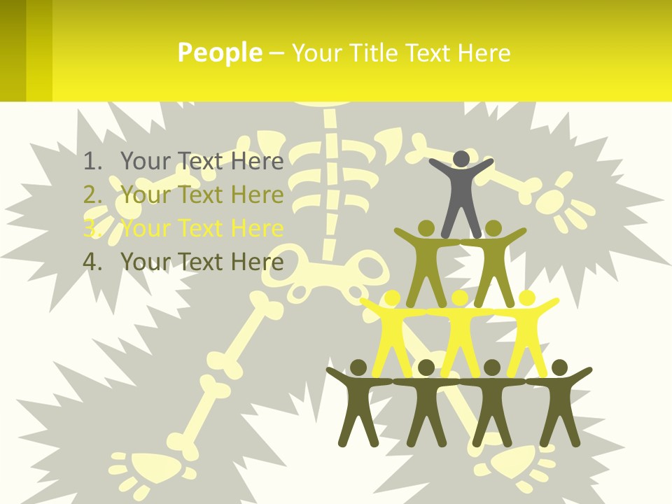 Illustration Destruction Lightning PowerPoint Template