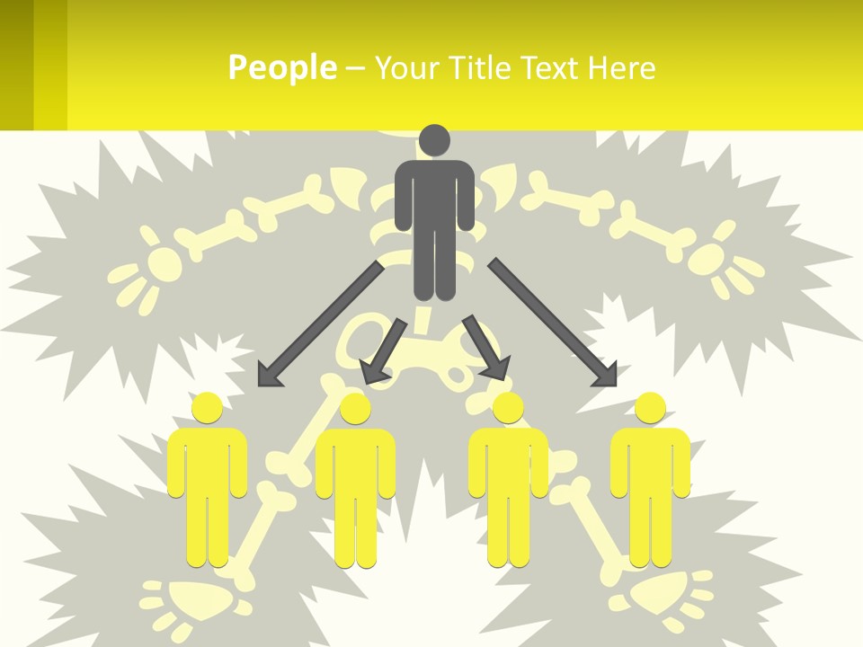 Illustration Destruction Lightning PowerPoint Template