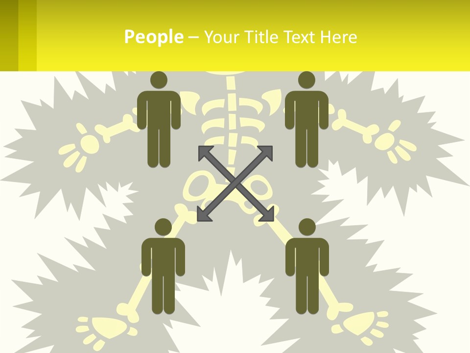 Illustration Destruction Lightning PowerPoint Template