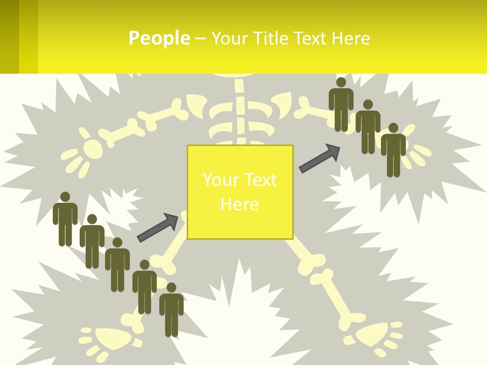 Illustration Destruction Lightning PowerPoint Template