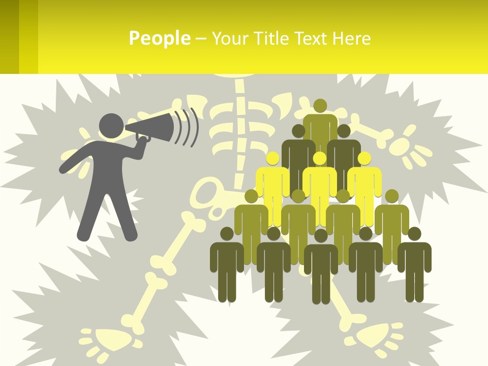 Illustration Destruction Lightning PowerPoint Template