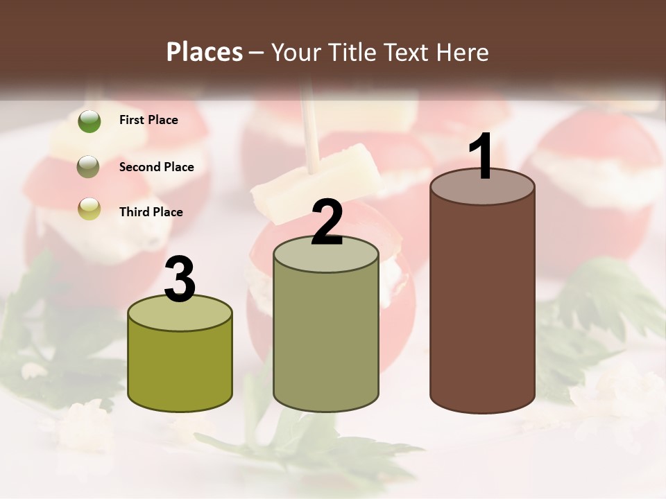 Buffet Cocktail Fresh PowerPoint Template