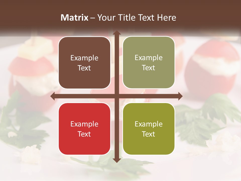 Buffet Cocktail Fresh PowerPoint Template