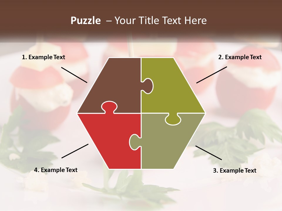 Buffet Cocktail Fresh PowerPoint Template