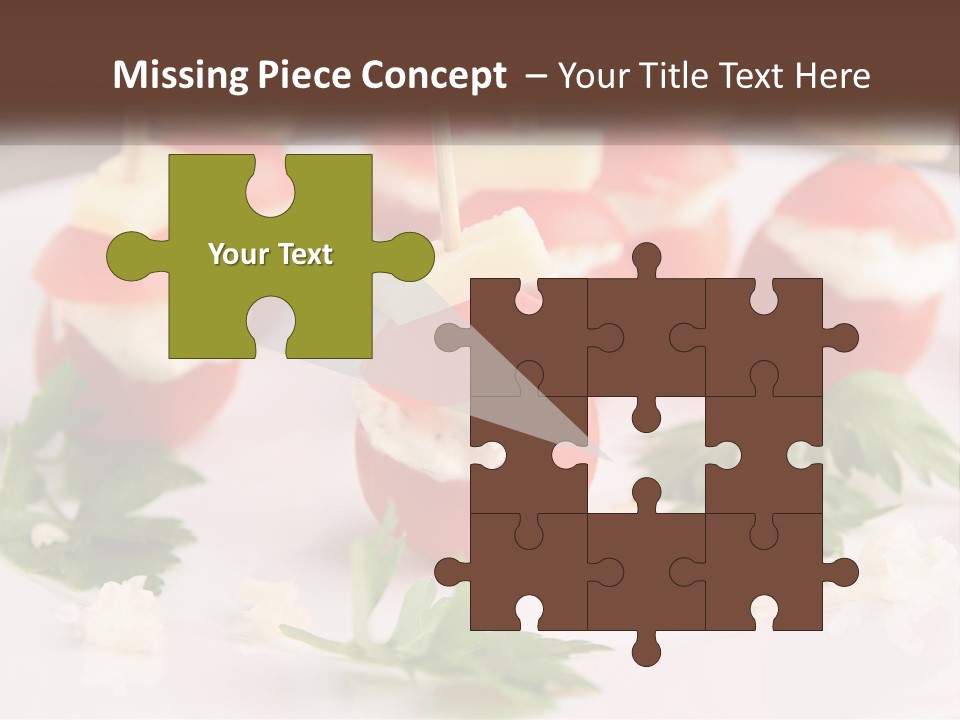 Buffet Cocktail Fresh PowerPoint Template