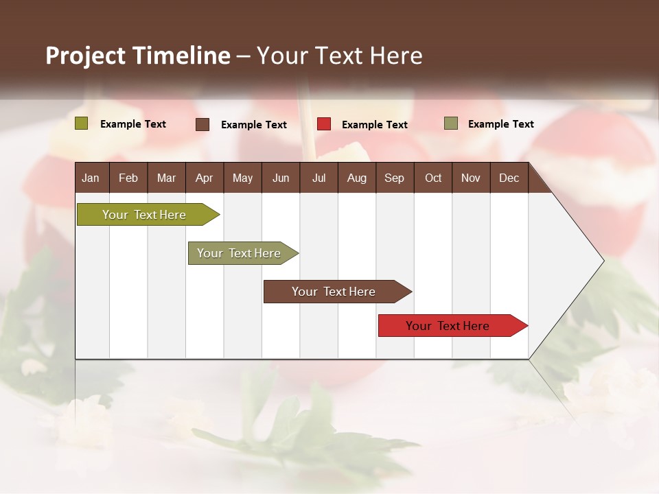 Buffet Cocktail Fresh PowerPoint Template