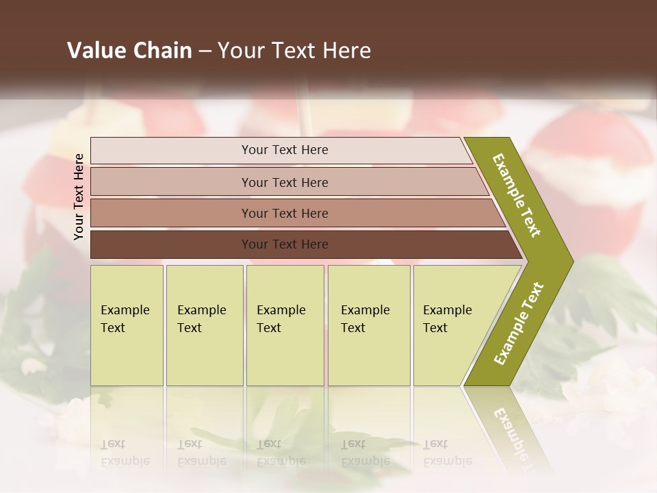 Buffet Cocktail Fresh PowerPoint Template