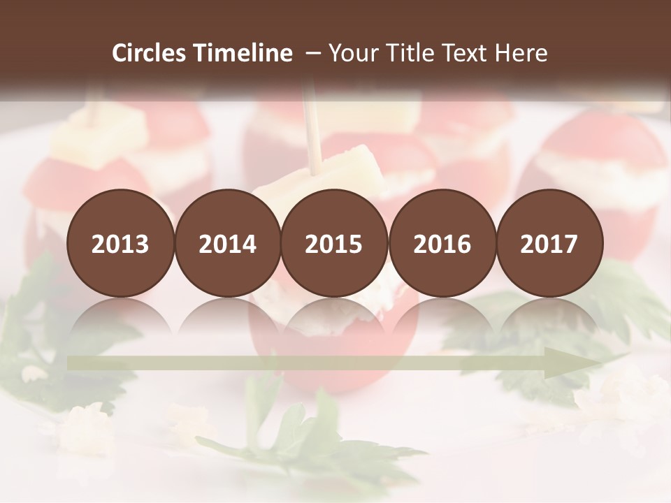 Buffet Cocktail Fresh PowerPoint Template