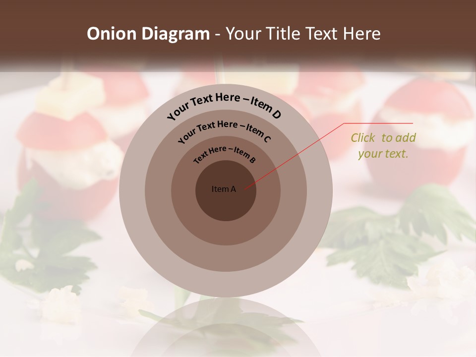 Buffet Cocktail Fresh PowerPoint Template