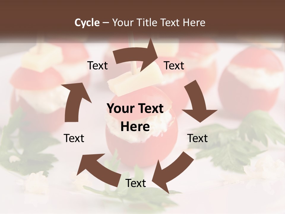 Buffet Cocktail Fresh PowerPoint Template