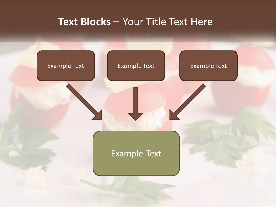 Buffet Cocktail Fresh PowerPoint Template