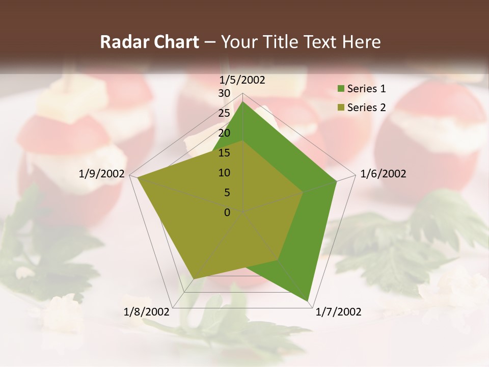 Buffet Cocktail Fresh PowerPoint Template