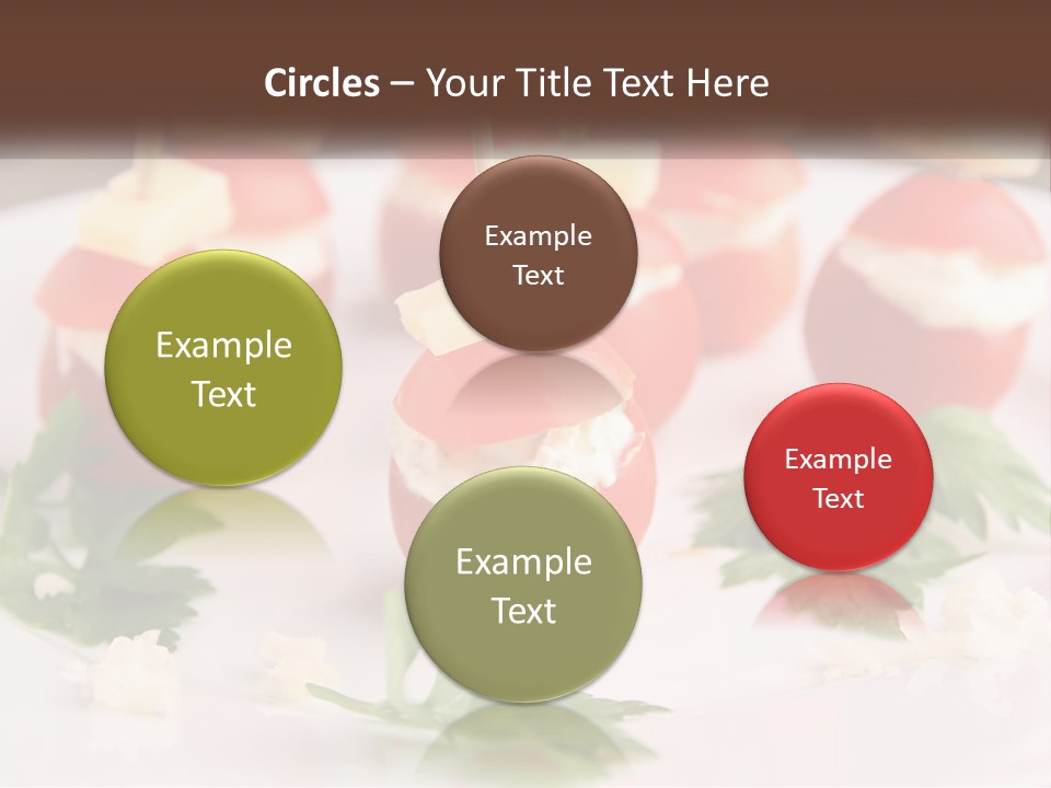 Buffet Cocktail Fresh PowerPoint Template