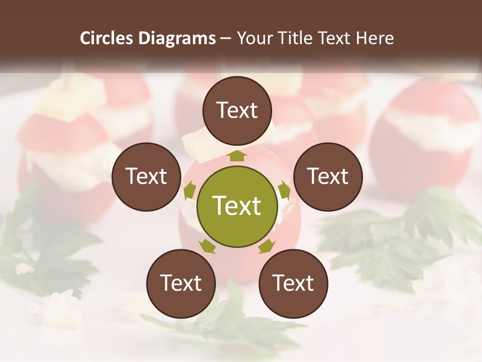 Buffet Cocktail Fresh PowerPoint Template