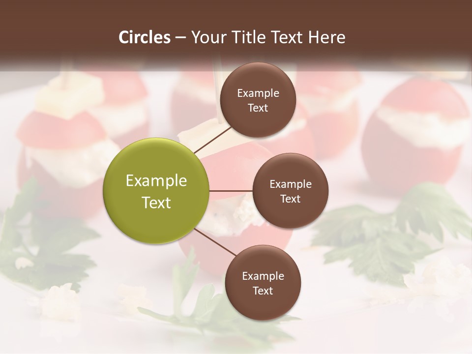 Buffet Cocktail Fresh PowerPoint Template