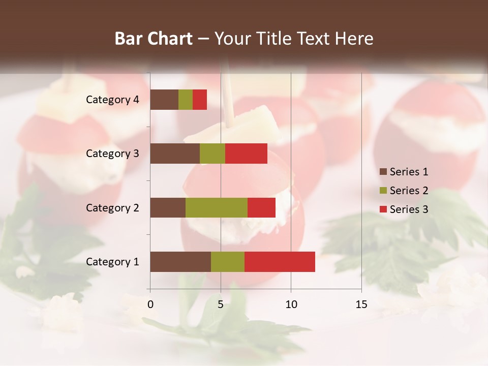 Buffet Cocktail Fresh PowerPoint Template