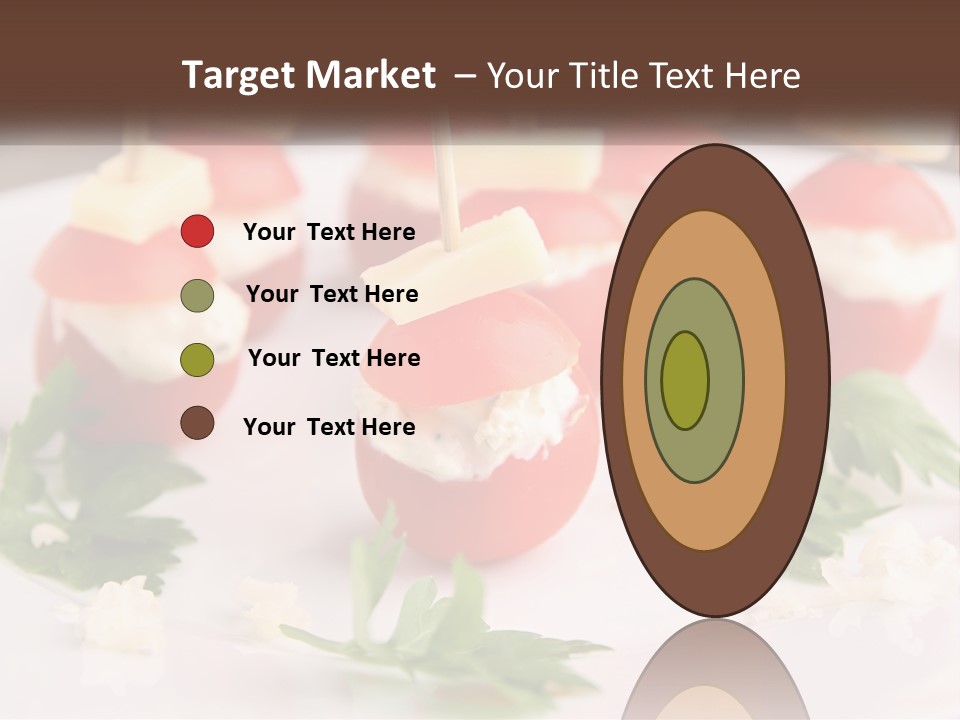 Buffet Cocktail Fresh PowerPoint Template