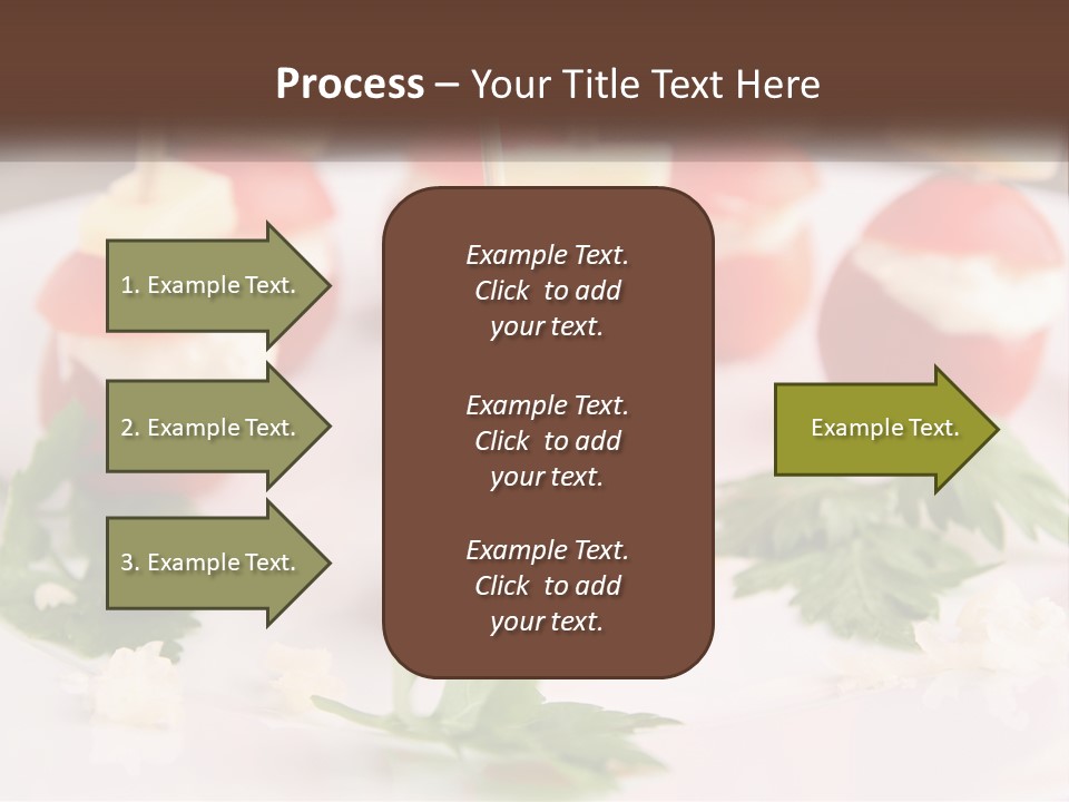 Buffet Cocktail Fresh PowerPoint Template