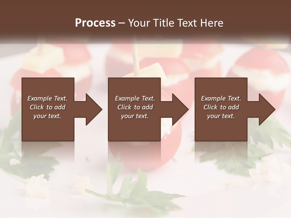 Buffet Cocktail Fresh PowerPoint Template