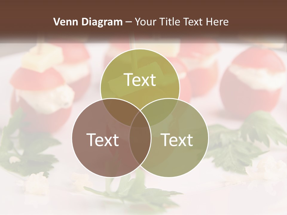 Buffet Cocktail Fresh PowerPoint Template