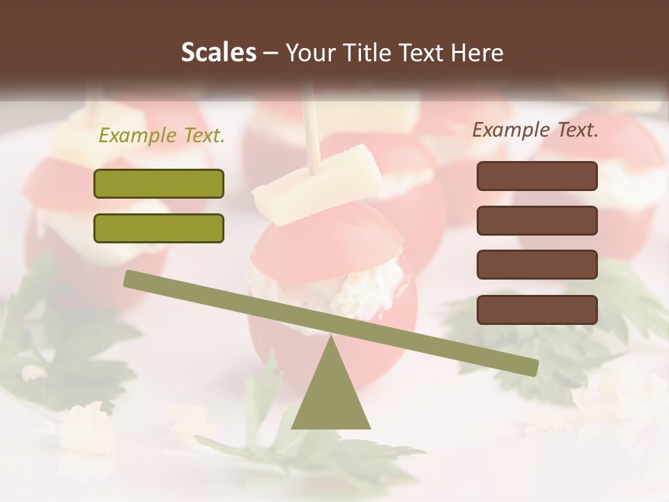 Buffet Cocktail Fresh PowerPoint Template