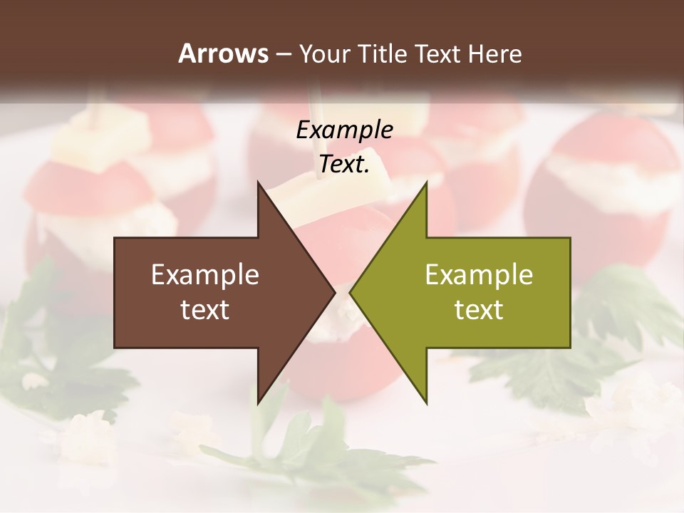 Buffet Cocktail Fresh PowerPoint Template