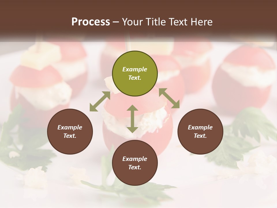 Buffet Cocktail Fresh PowerPoint Template