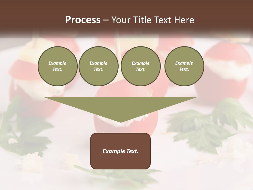 Buffet Cocktail Fresh PowerPoint Template