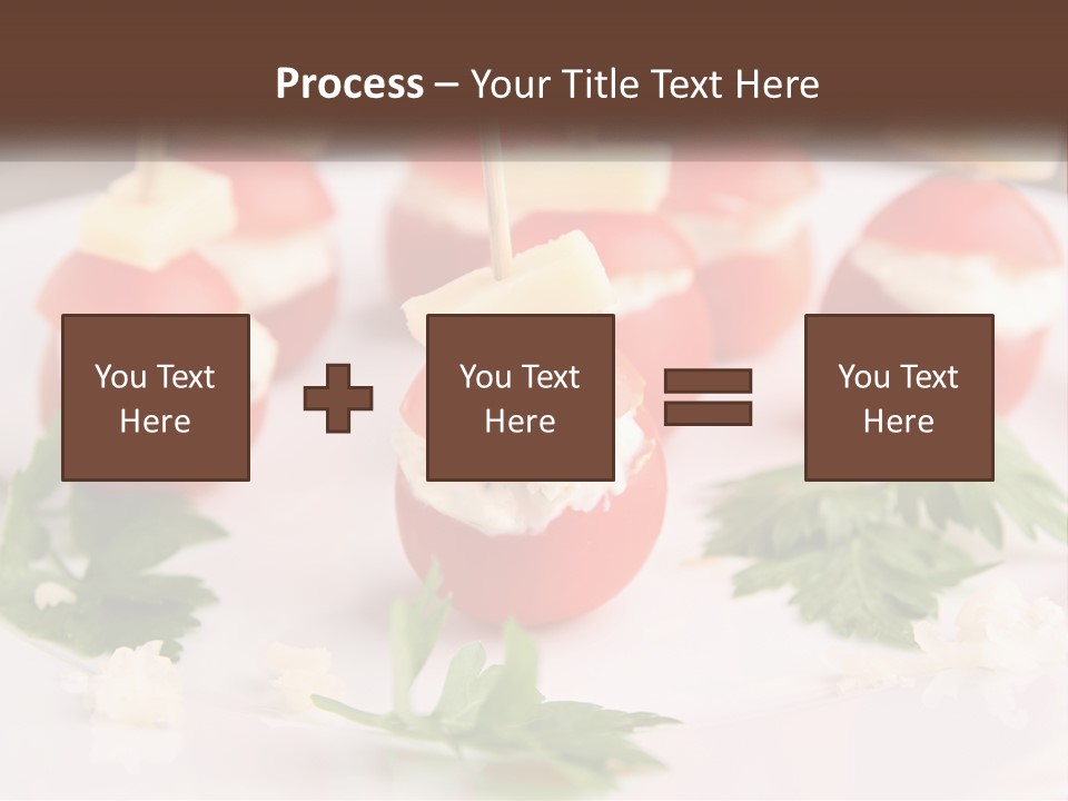 Buffet Cocktail Fresh PowerPoint Template
