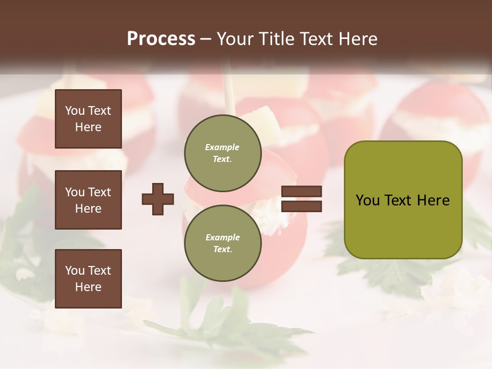 Buffet Cocktail Fresh PowerPoint Template