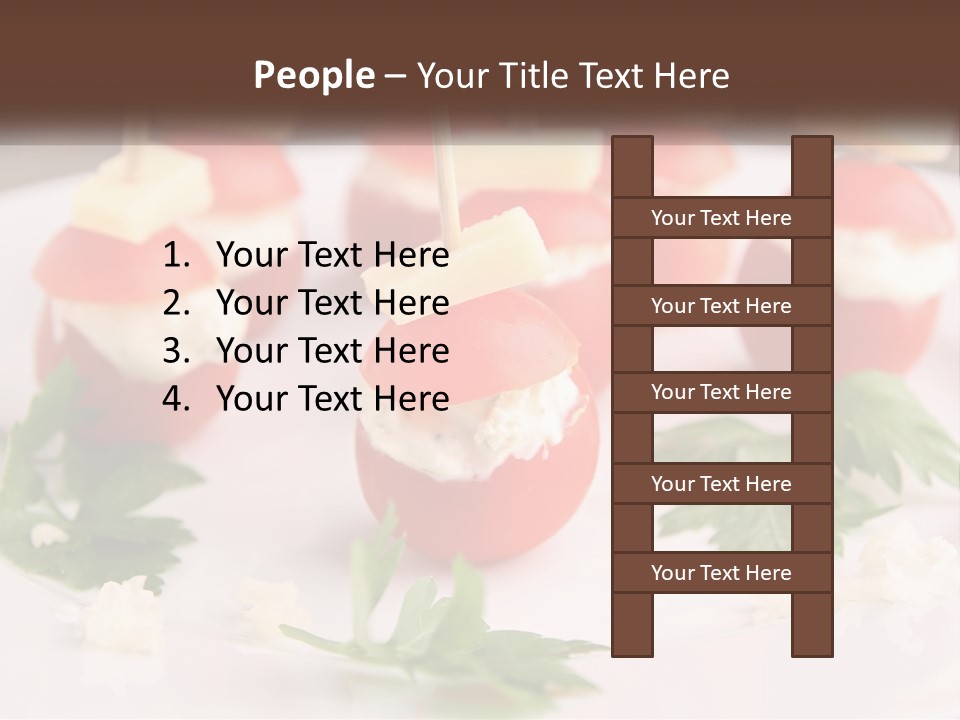 Buffet Cocktail Fresh PowerPoint Template